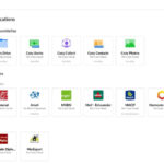 Interface de la plateforme cozy-store