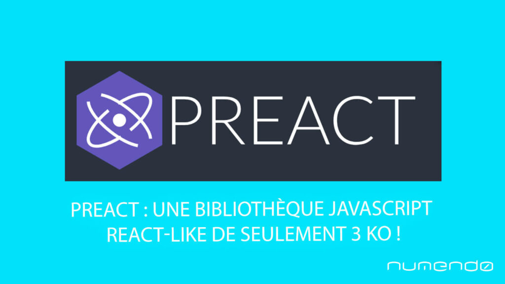 Image pour article Introduction à PREACT, la bibliothèque Javascript