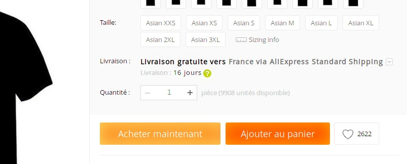 affordance sur un site web