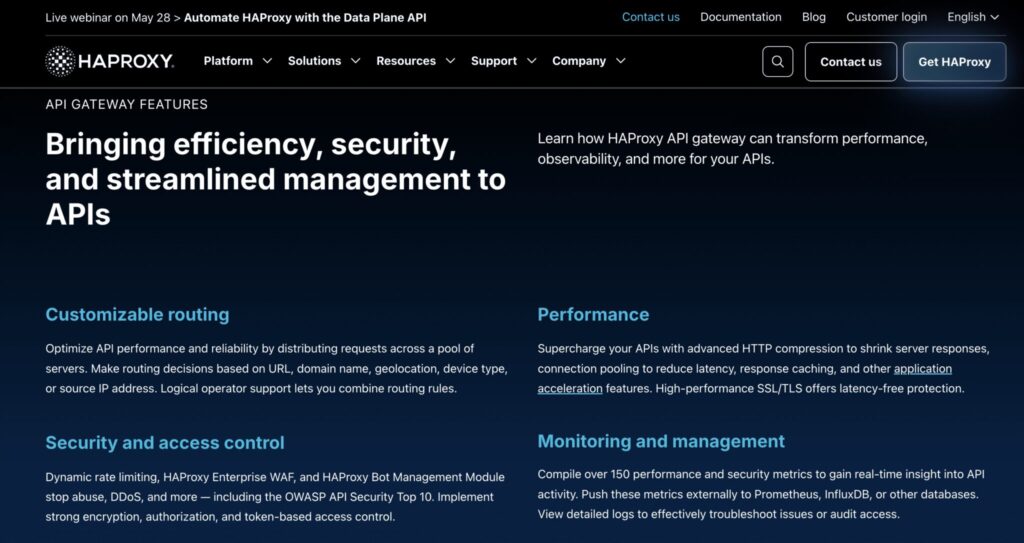 HAproxy API Gateway x Numendo