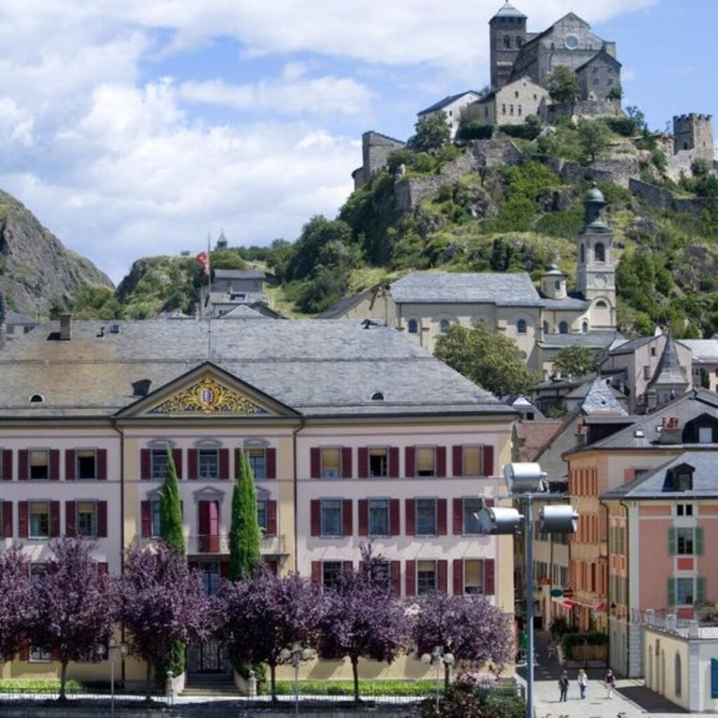 monument historique nation pour representer letat du valais en suisse
